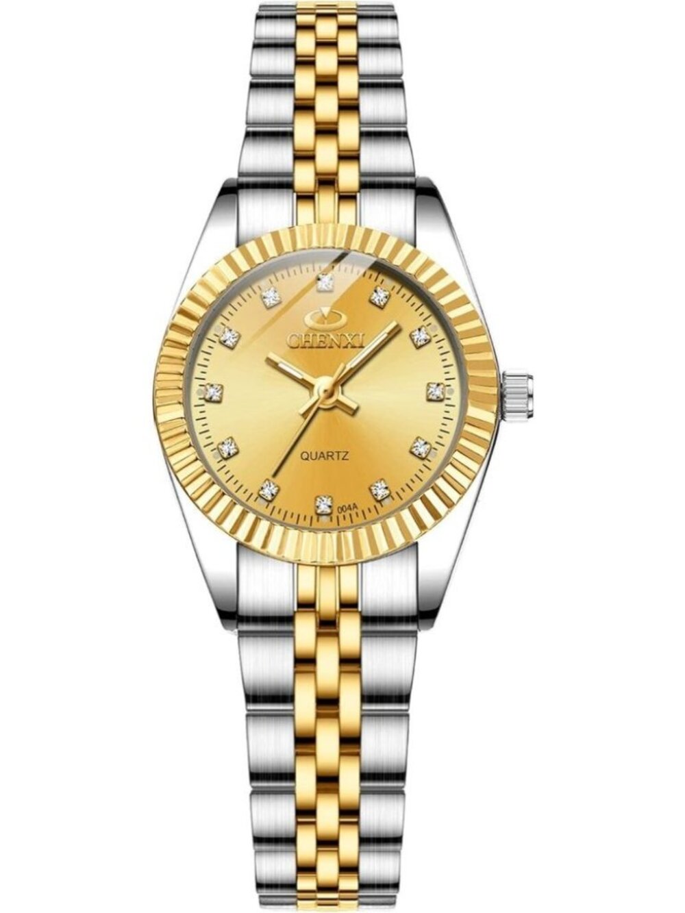 Womens Watch Stainless Steel Bracelets Gifts for Women Analog Wrist Watch-Gold
